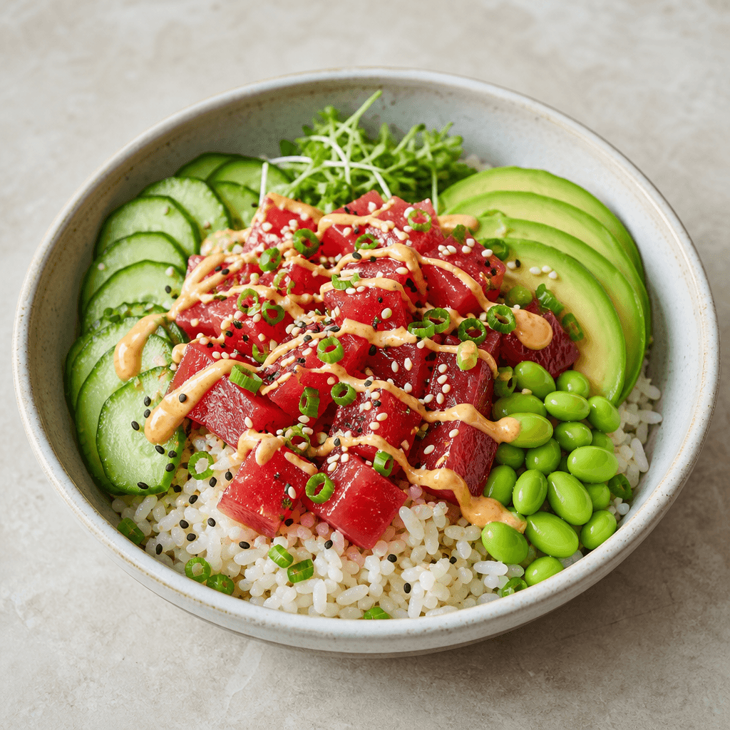 Classic Ahi Tuna Poke Bowl