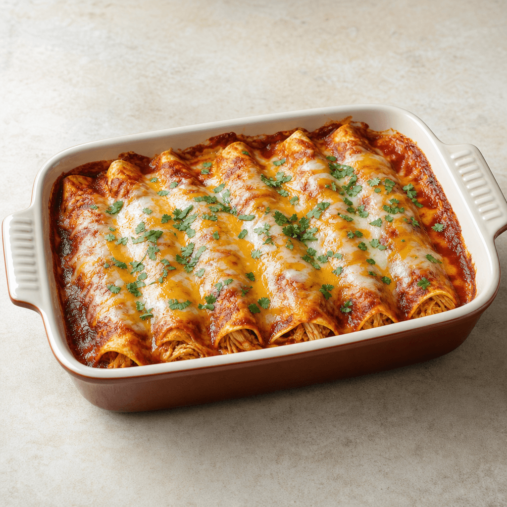 Classic Chicken Enchiladas