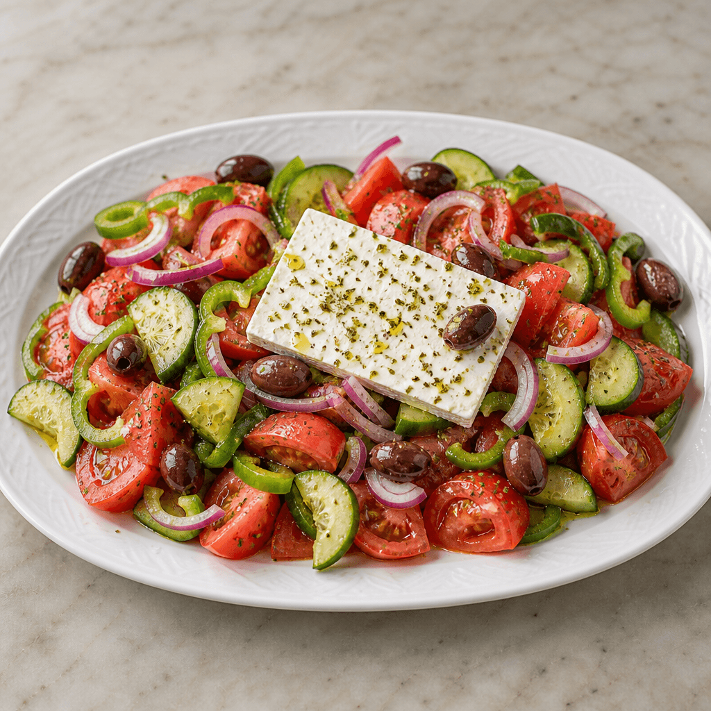 Classic Greek Salad (Horiatiki)
