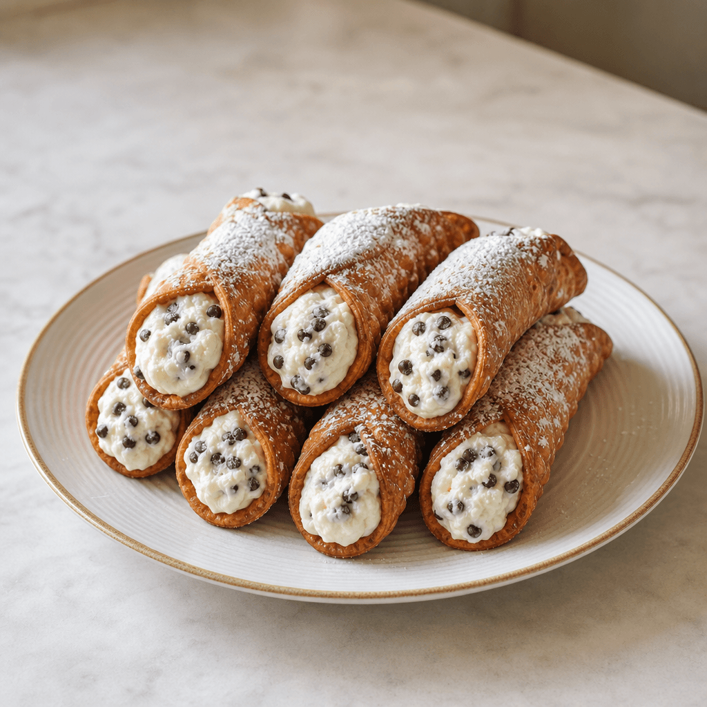 Classic Homemade Cannoli