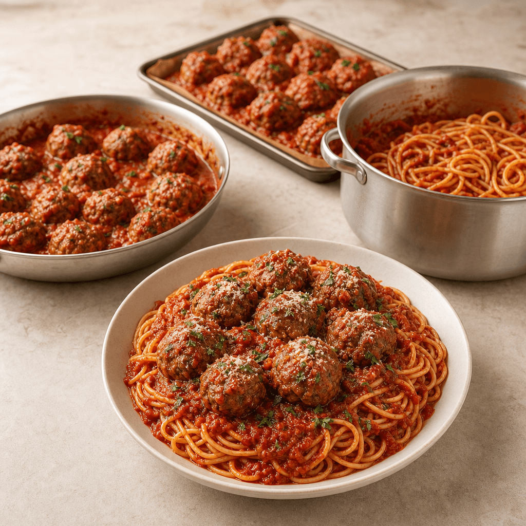 Classic Spaghetti and Meatballs