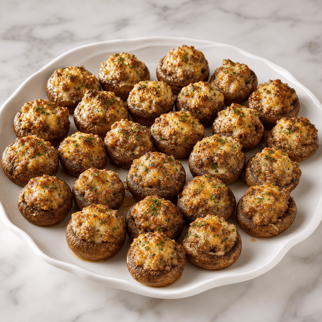 Classic Stuffed Mushrooms