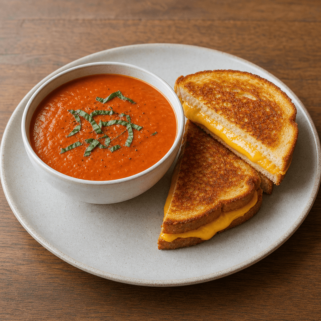 Classic Tomato Soup & Grilled Cheese