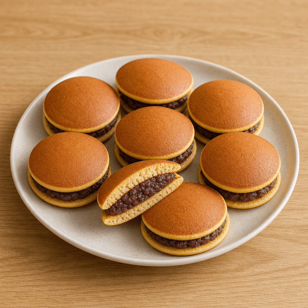 Dorayaki (Japanese Red Bean Pancake Sandwiches)