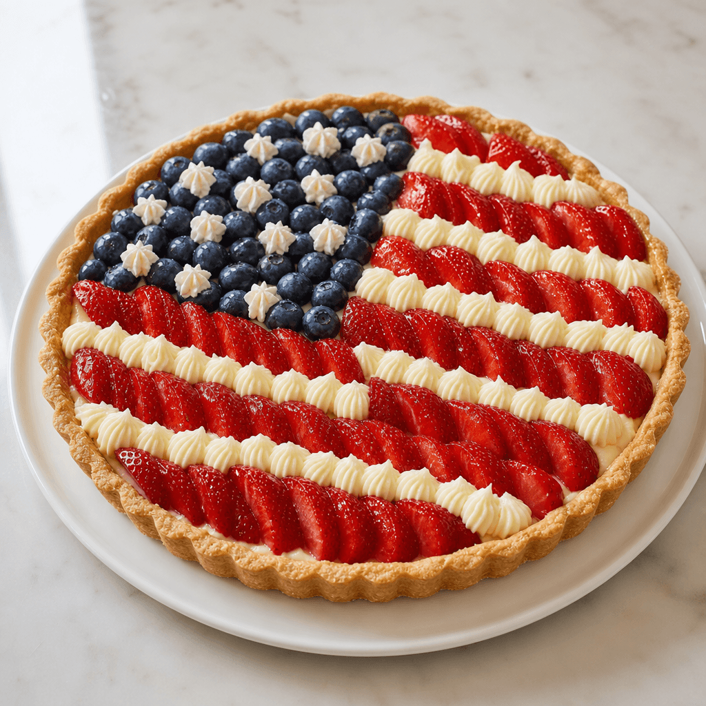 Flag Berry Tart