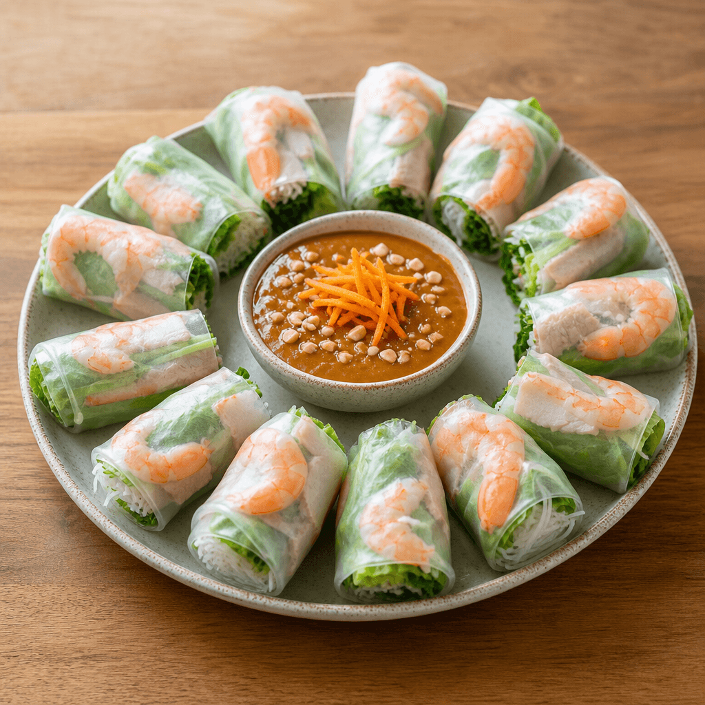 Gỏi Cuốn (Vietnamese Fresh Spring Rolls)