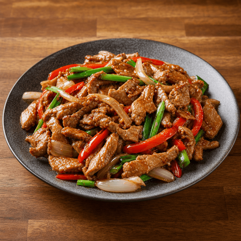 Garlic Ginger Pork Stir Fry