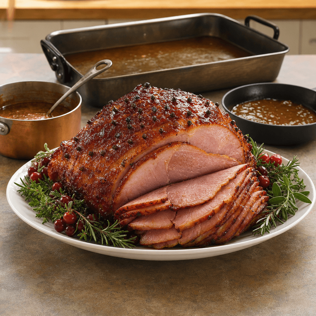 Glazed Christmas Ham