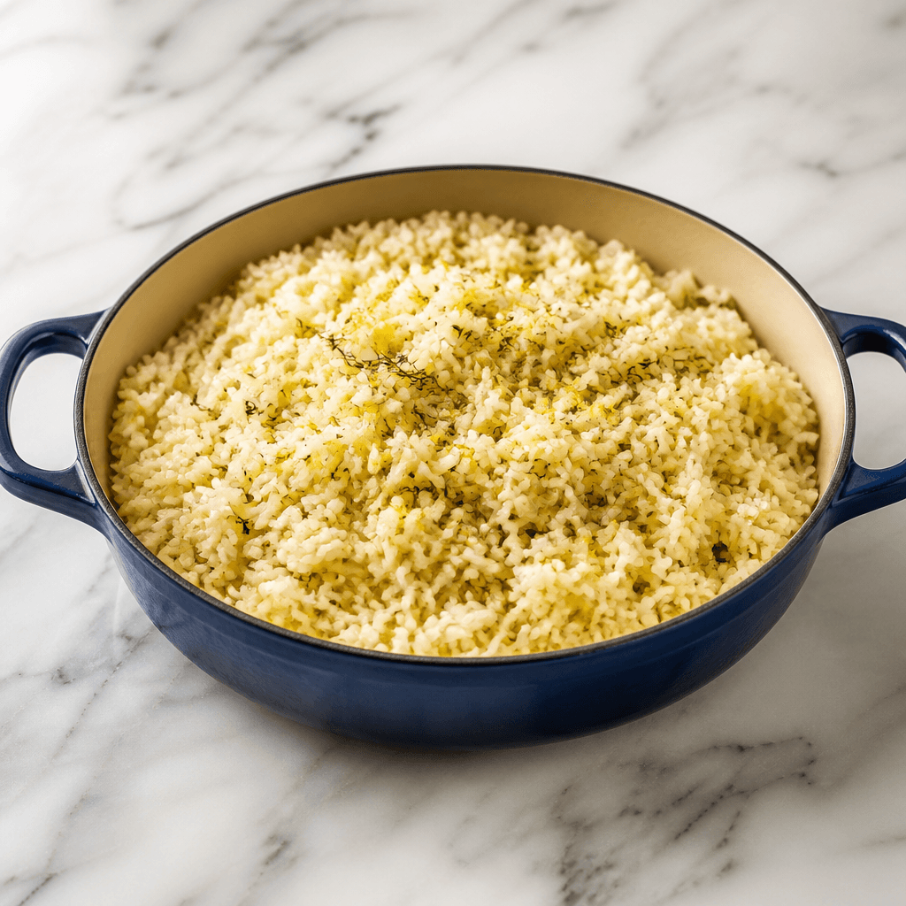 Greek Lemon Rice (Rizi me Lemoni)