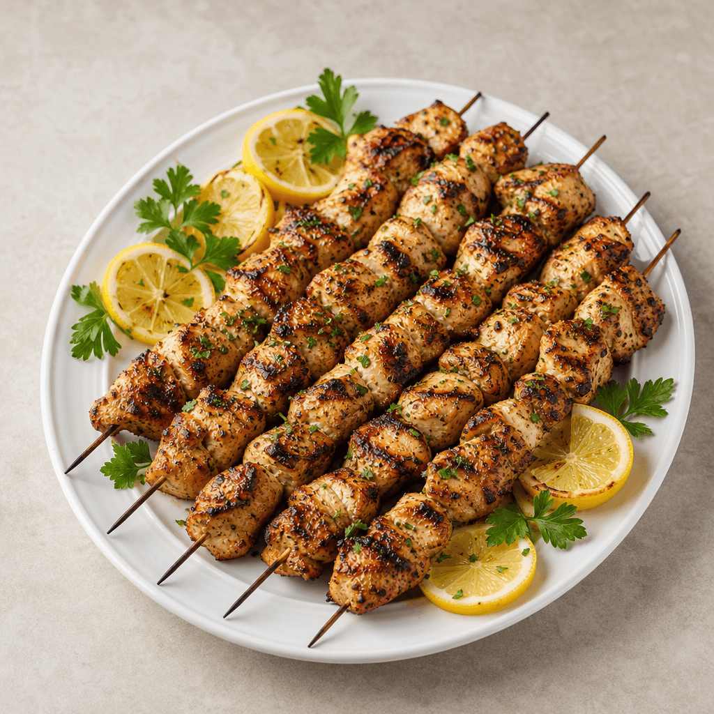 Grilled Chicken Skewers