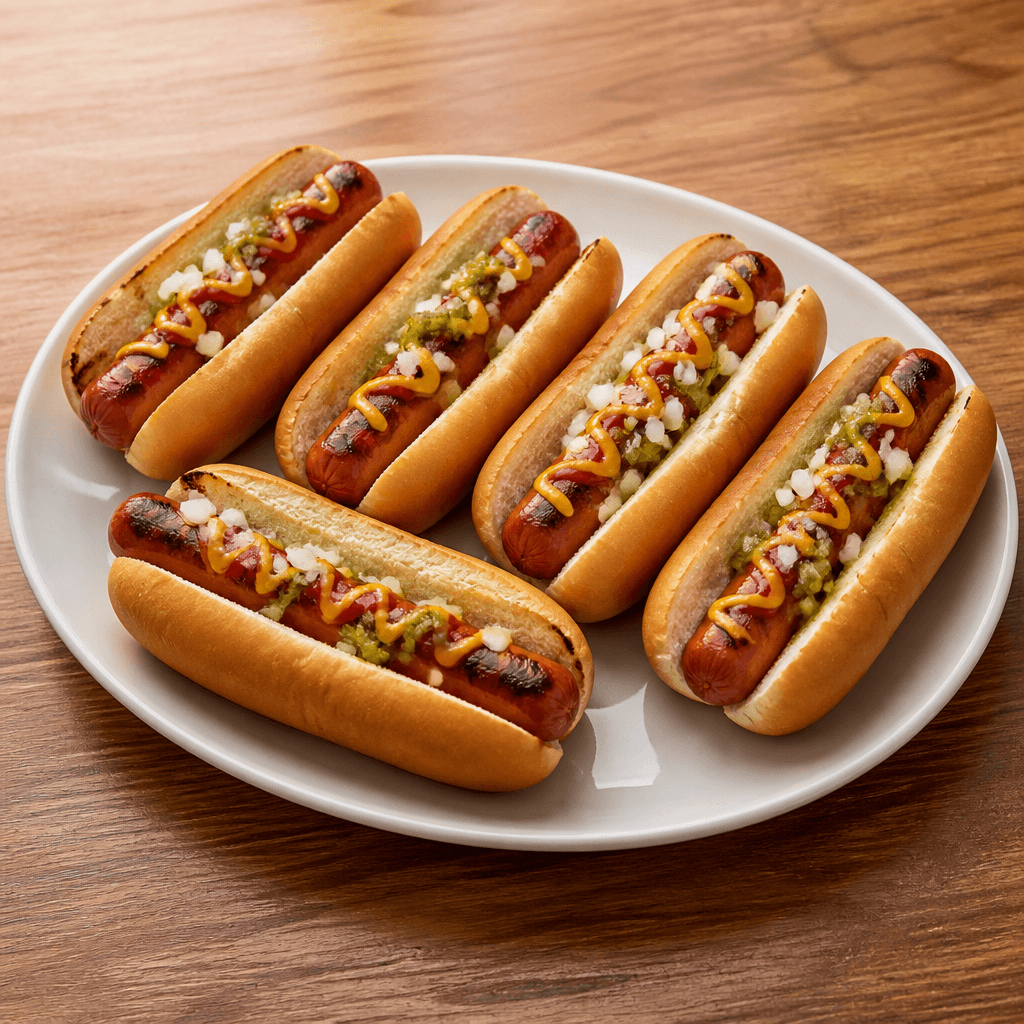 Grilled Hot Dogs