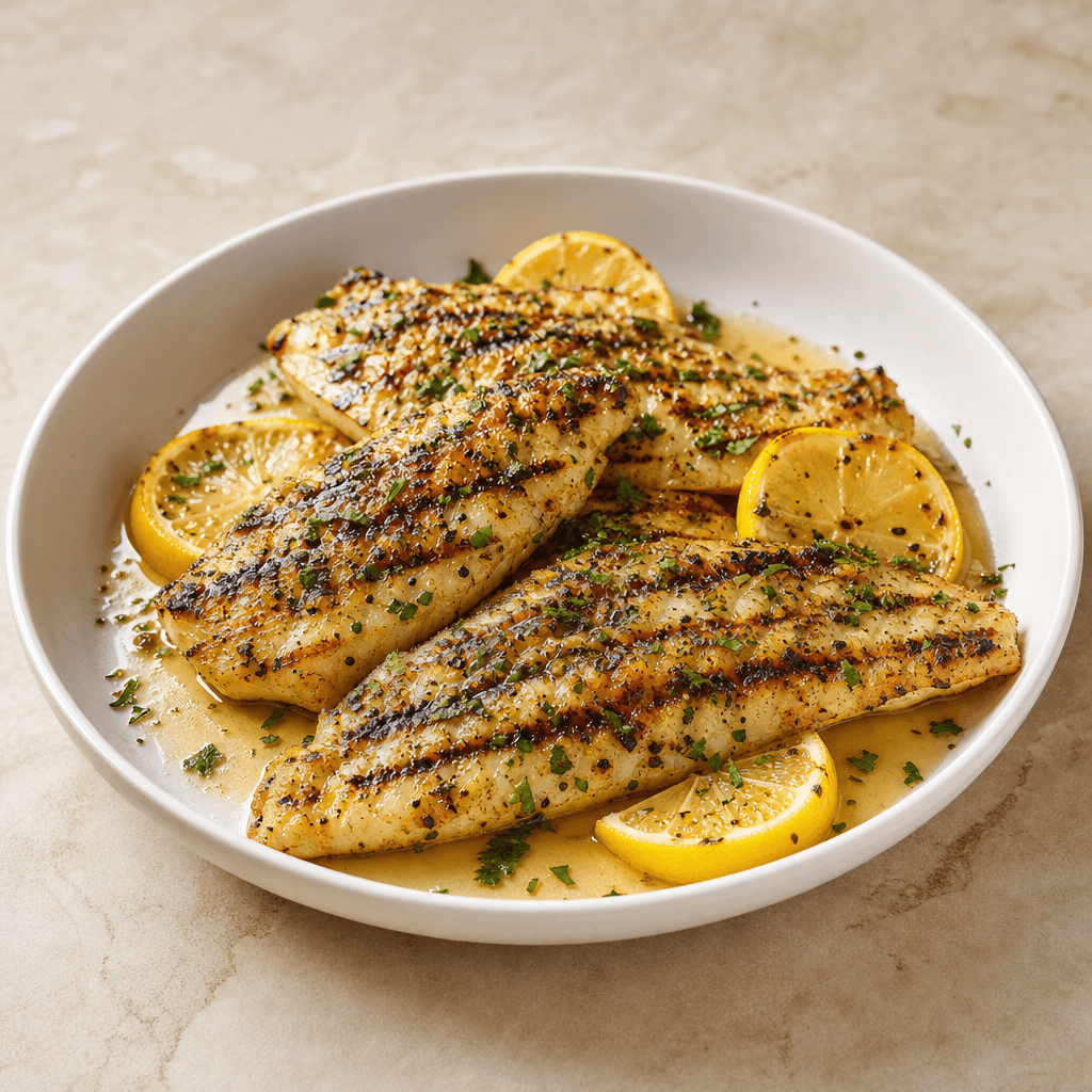 Grilled Lemon Fish