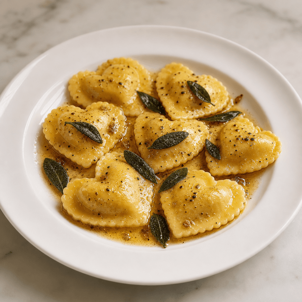 Heart-Shaped Ravioli