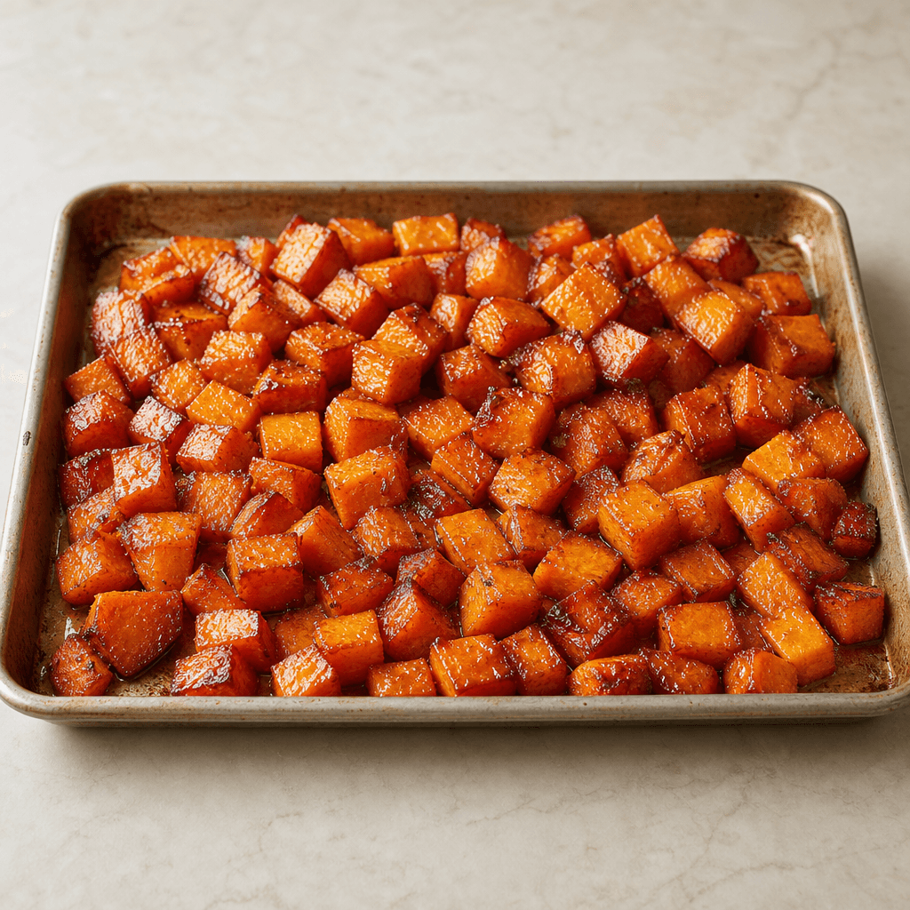 Honey Roasted Sweet Potatoes