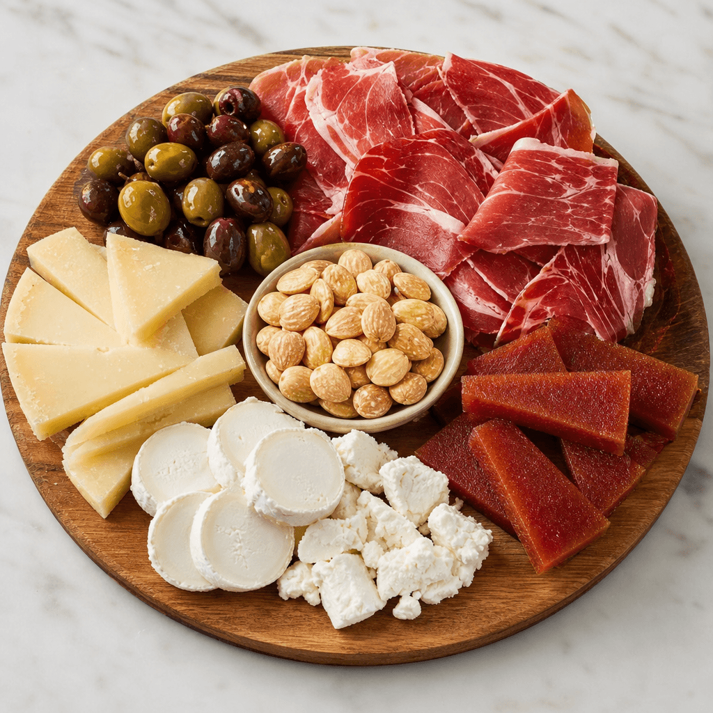 Jamón and Cheese Board