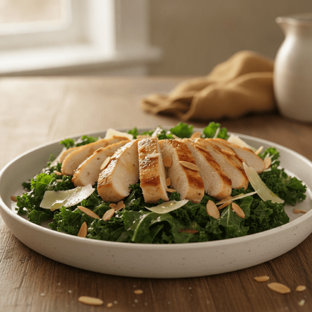 Kale Salad with Chicken