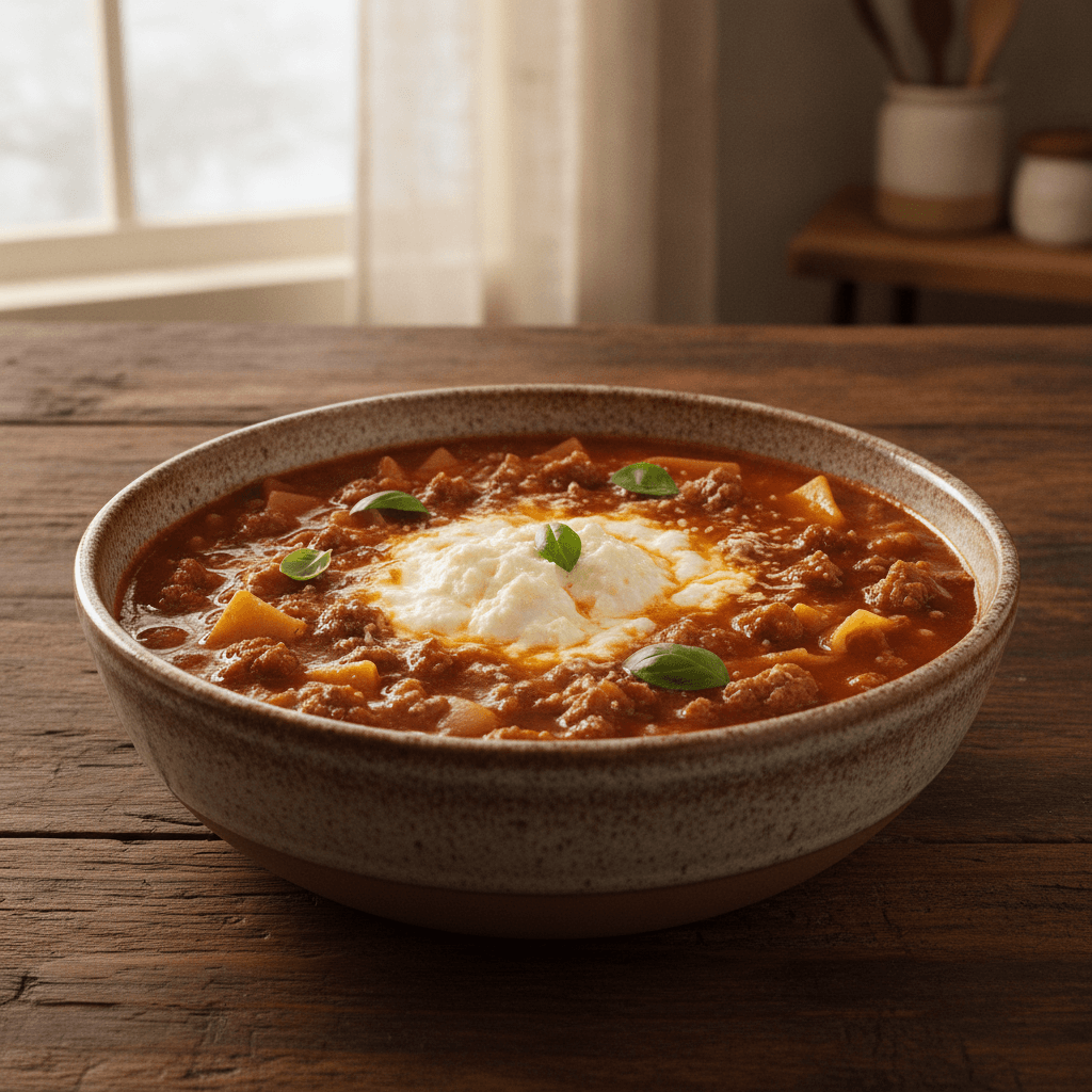 Lasagna Soup