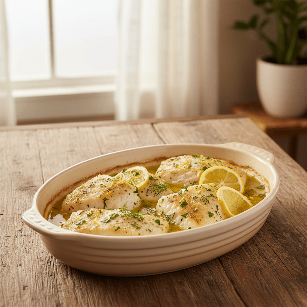 Lemon Herb Cod