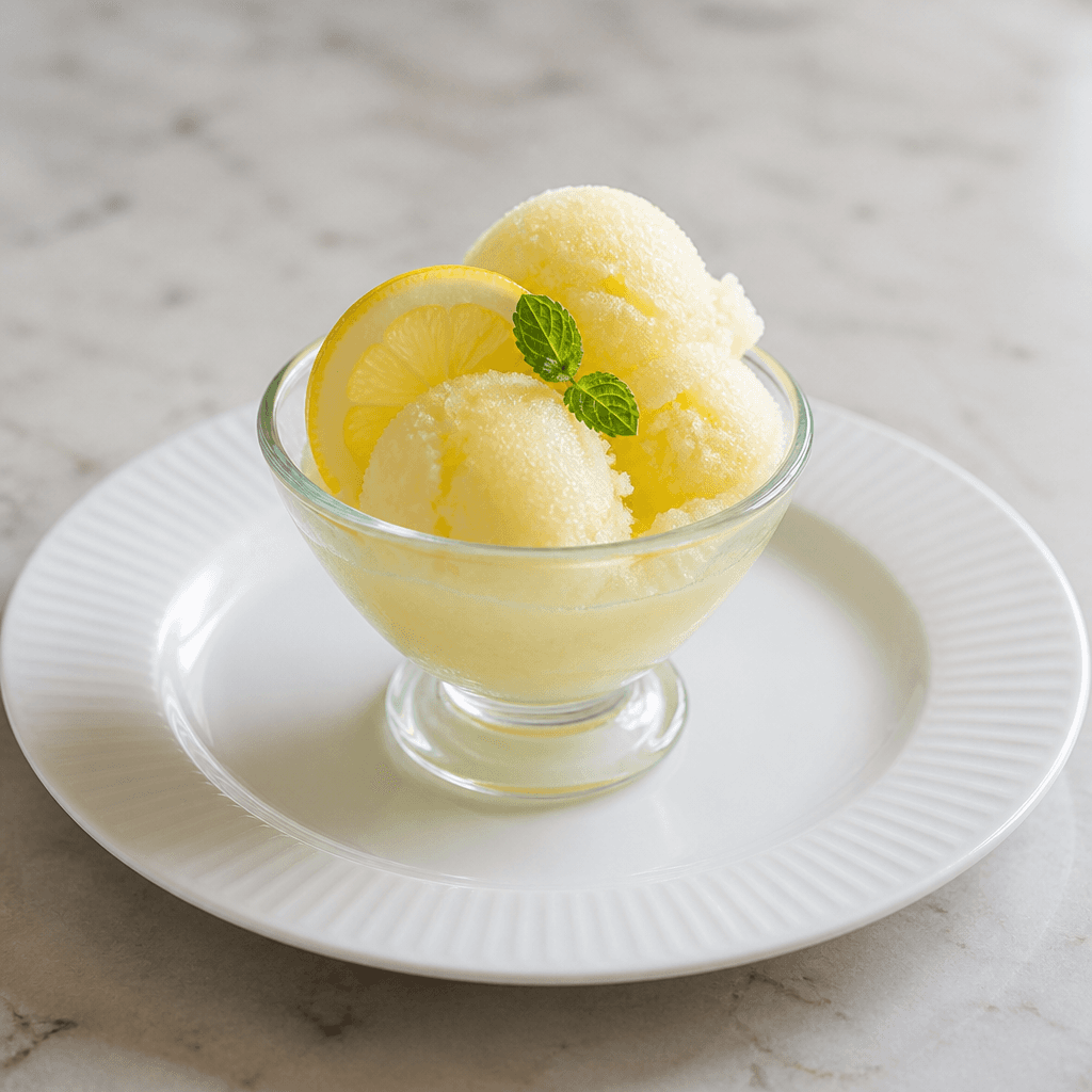 Lemon Sorbet