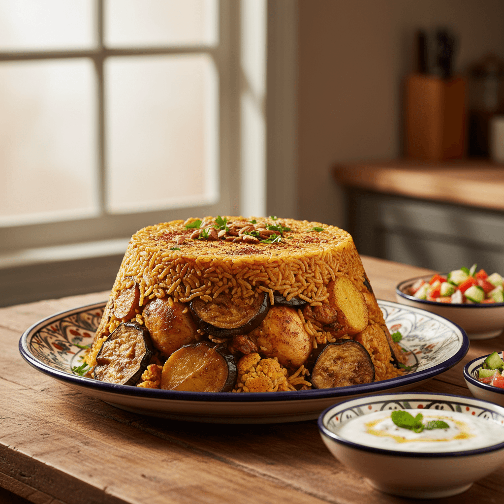Maqluba (Palestinian Upside-Down Rice)