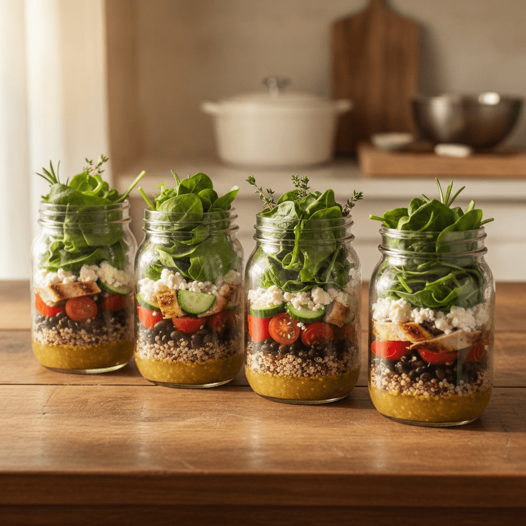Mason Jar Salads