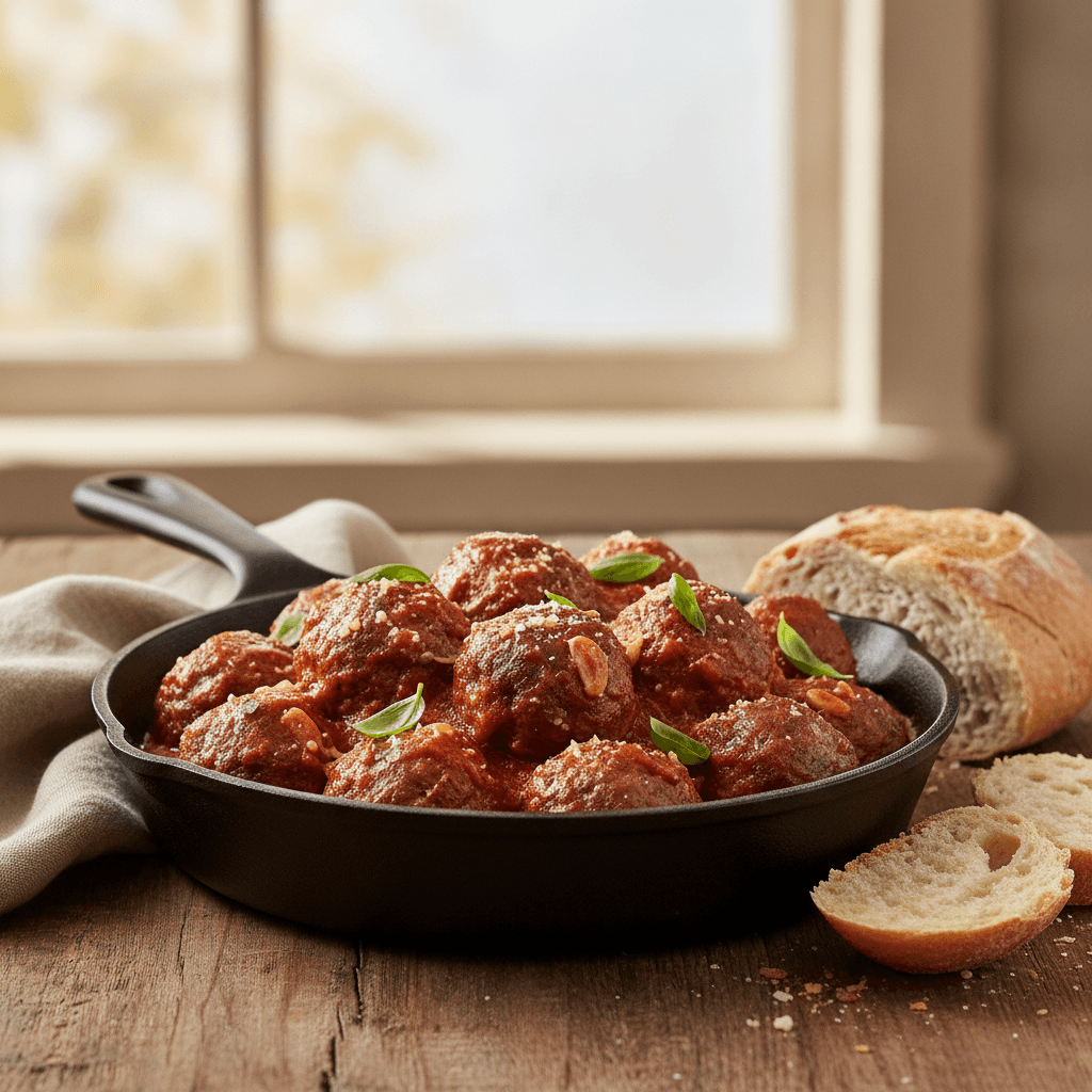 Meatballs in Marinara