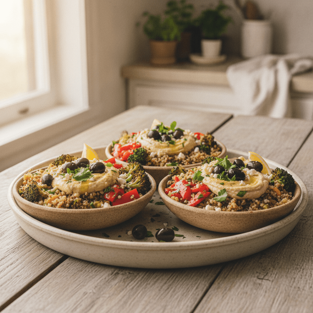 Mediterranean Grain Bowls