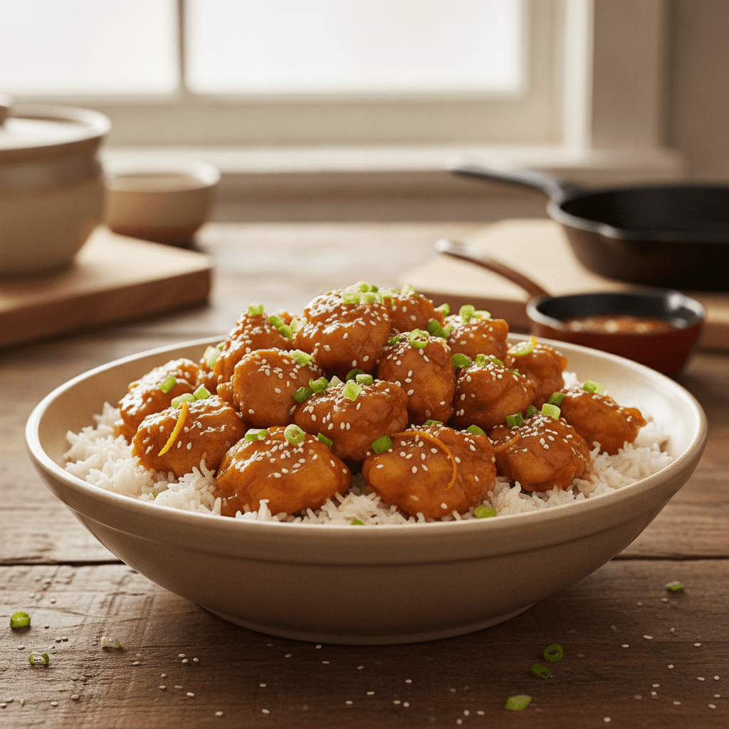 Orange Chicken Bowl