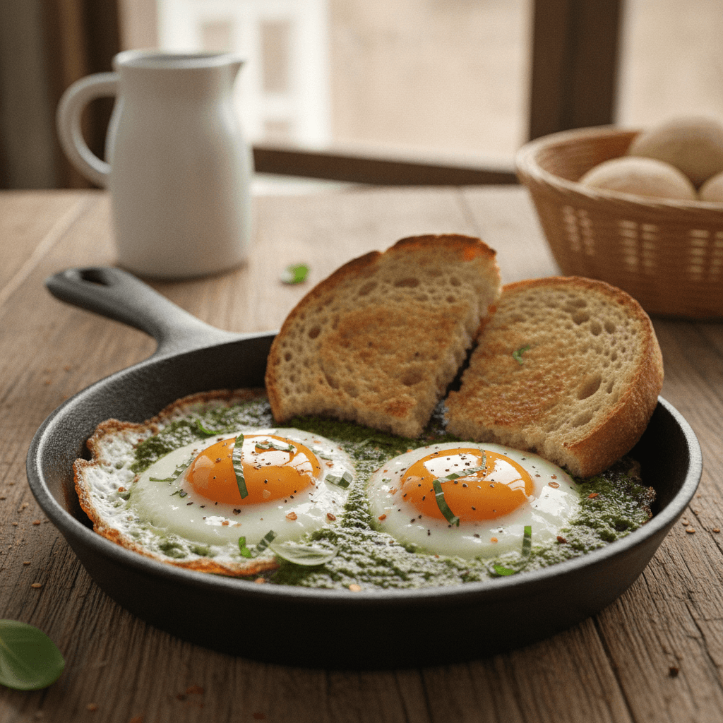Pesto Eggs
