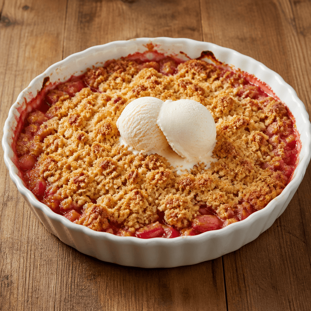 Rhubarb Crumble