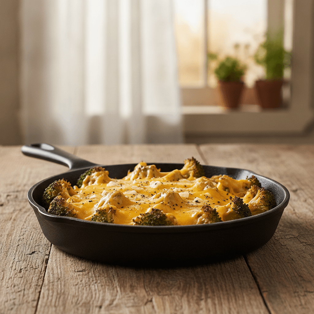 Roasted Broccoli with Cheese