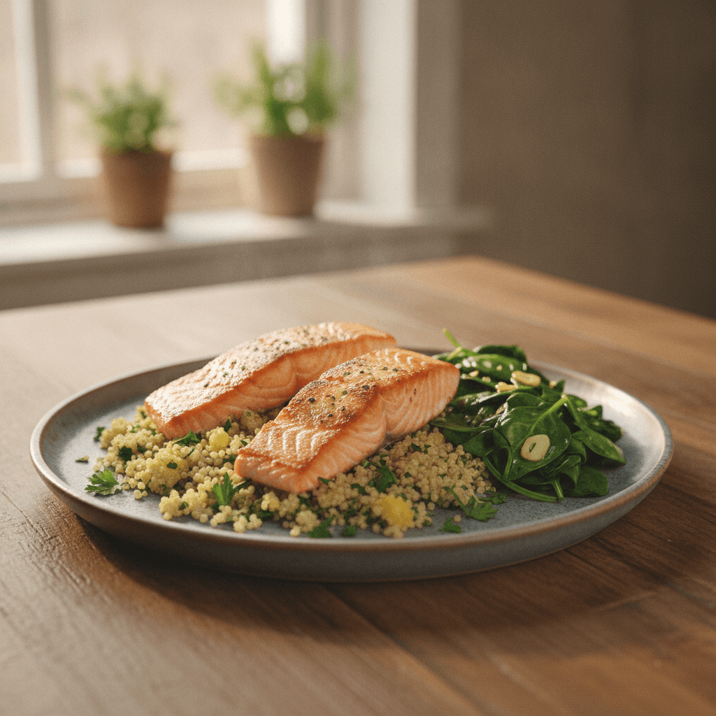 Salmon with Quinoa