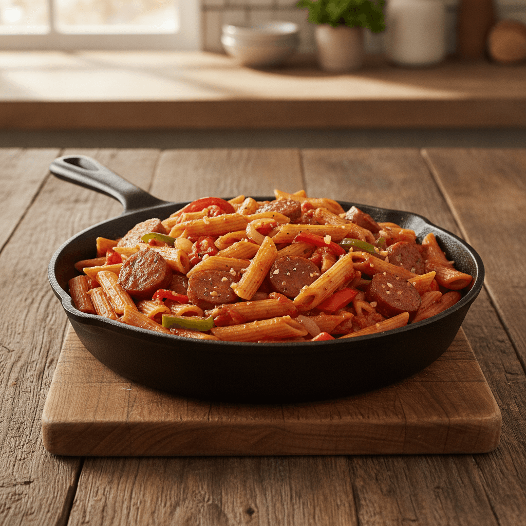 Sausage and Peppers Pasta