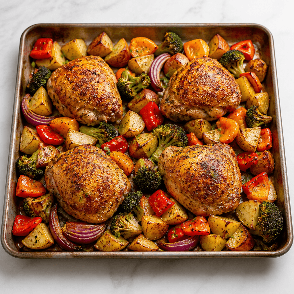 Sheet Pan Chicken and Vegetables