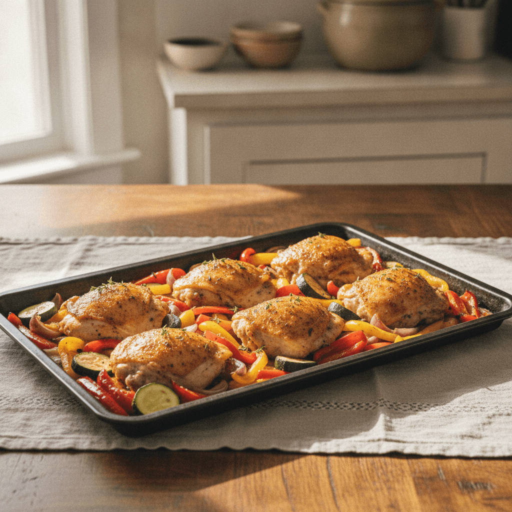 Sheet Pan Chicken and Vegetables