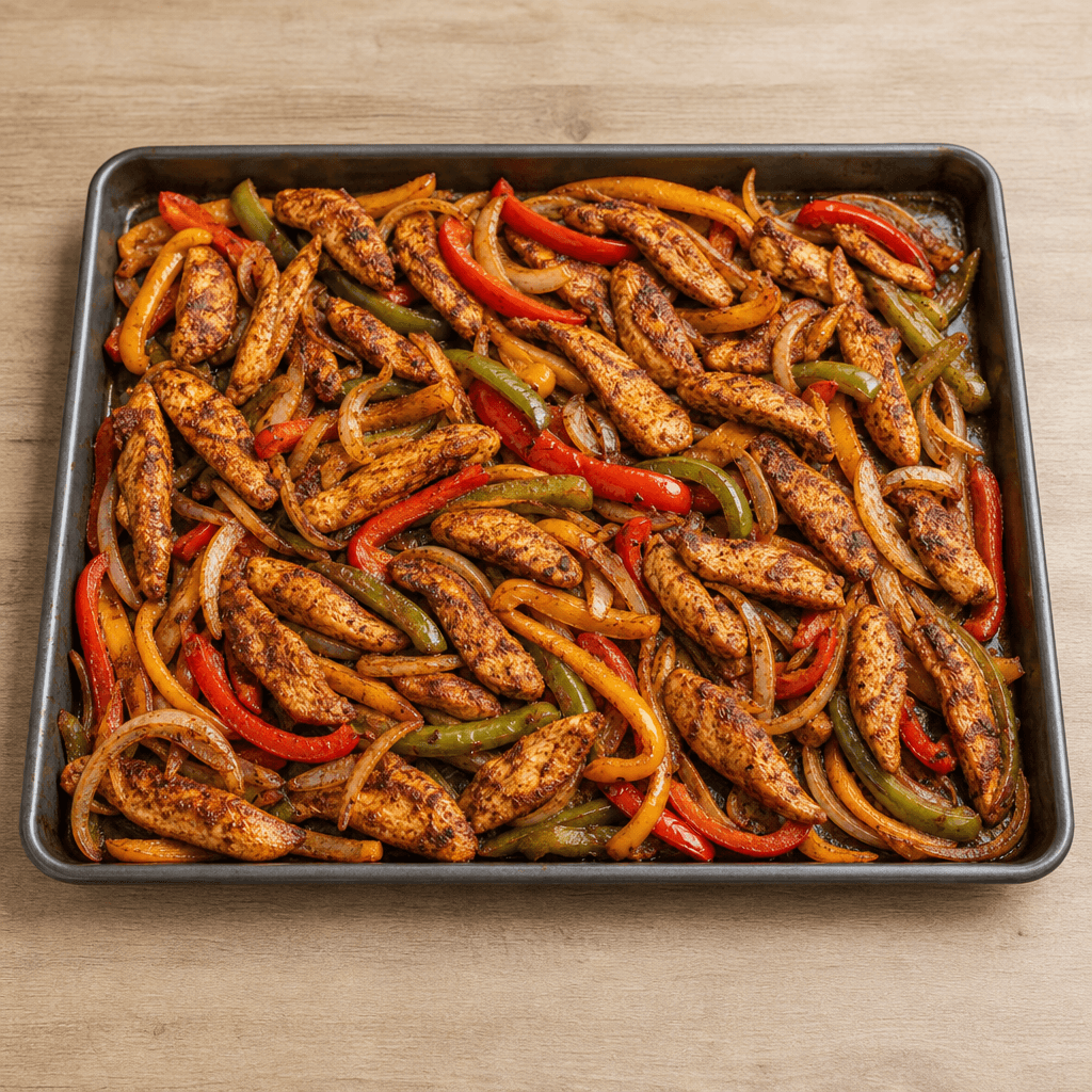 Sheet Pan Chicken Fajitas
