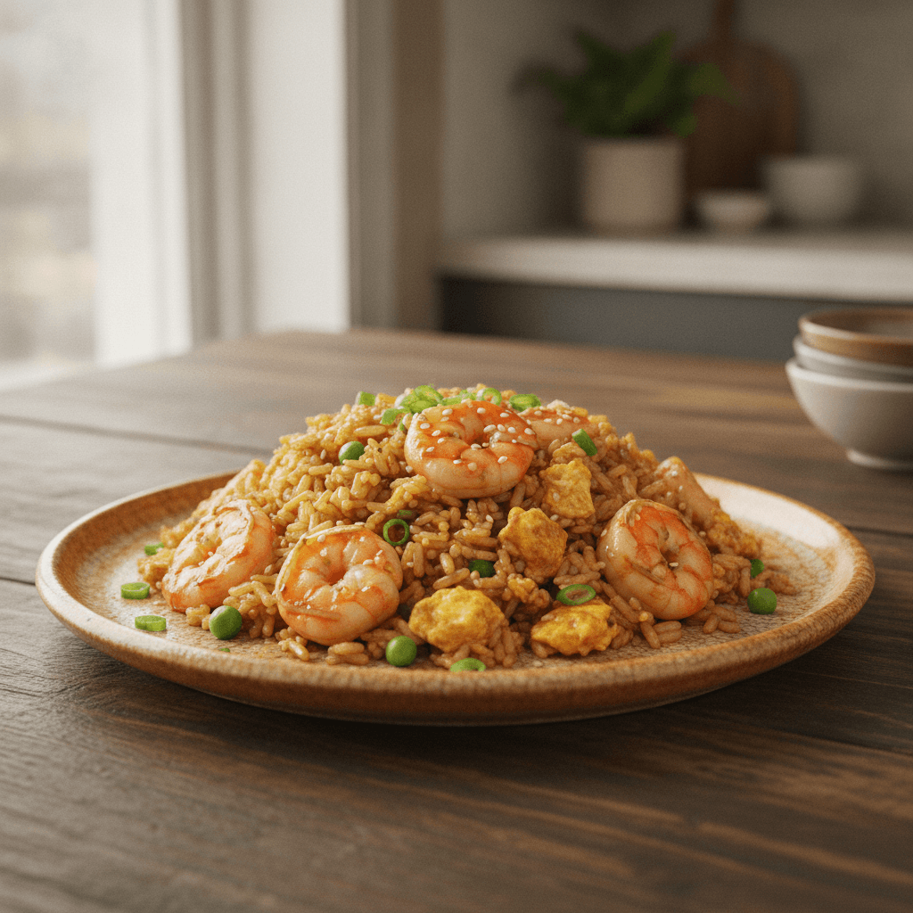 Shrimp and Egg Fried Rice