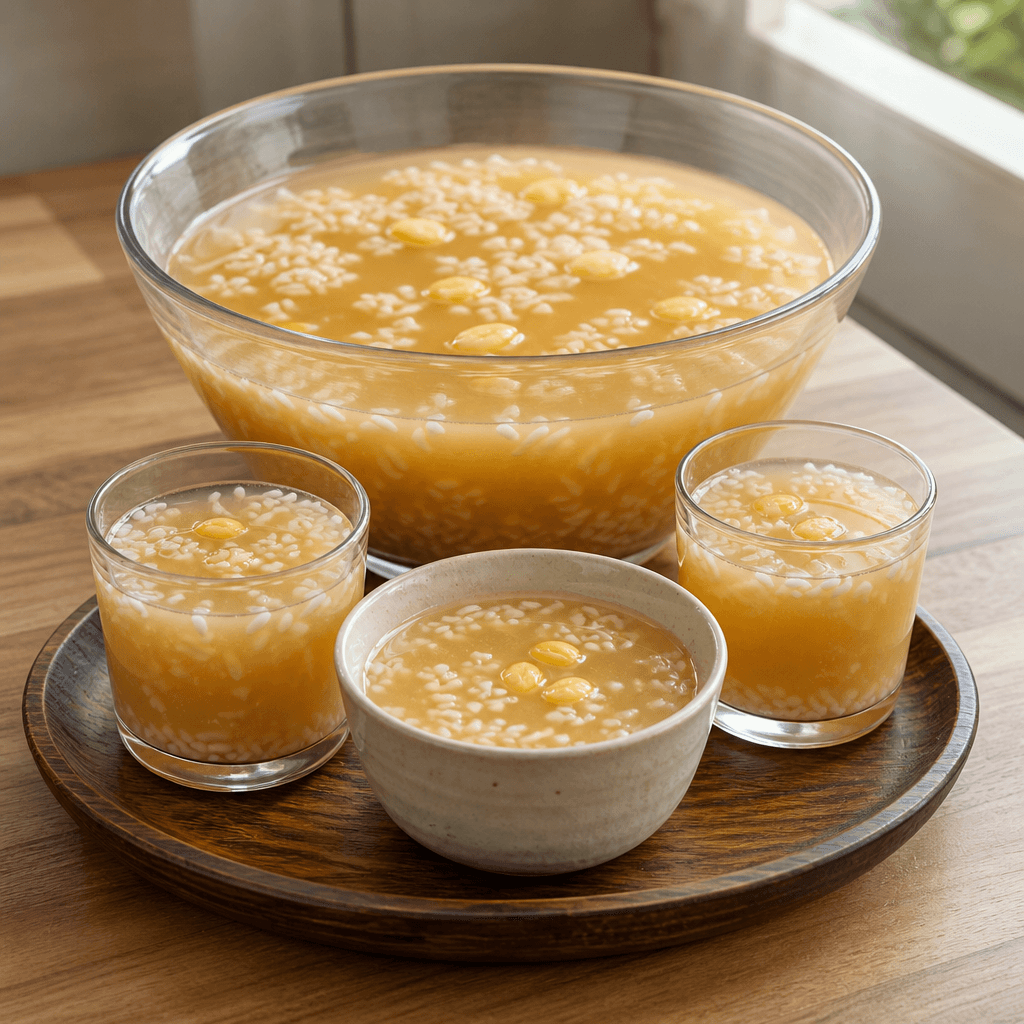 Sikhye (Korean Sweet Rice Punch)