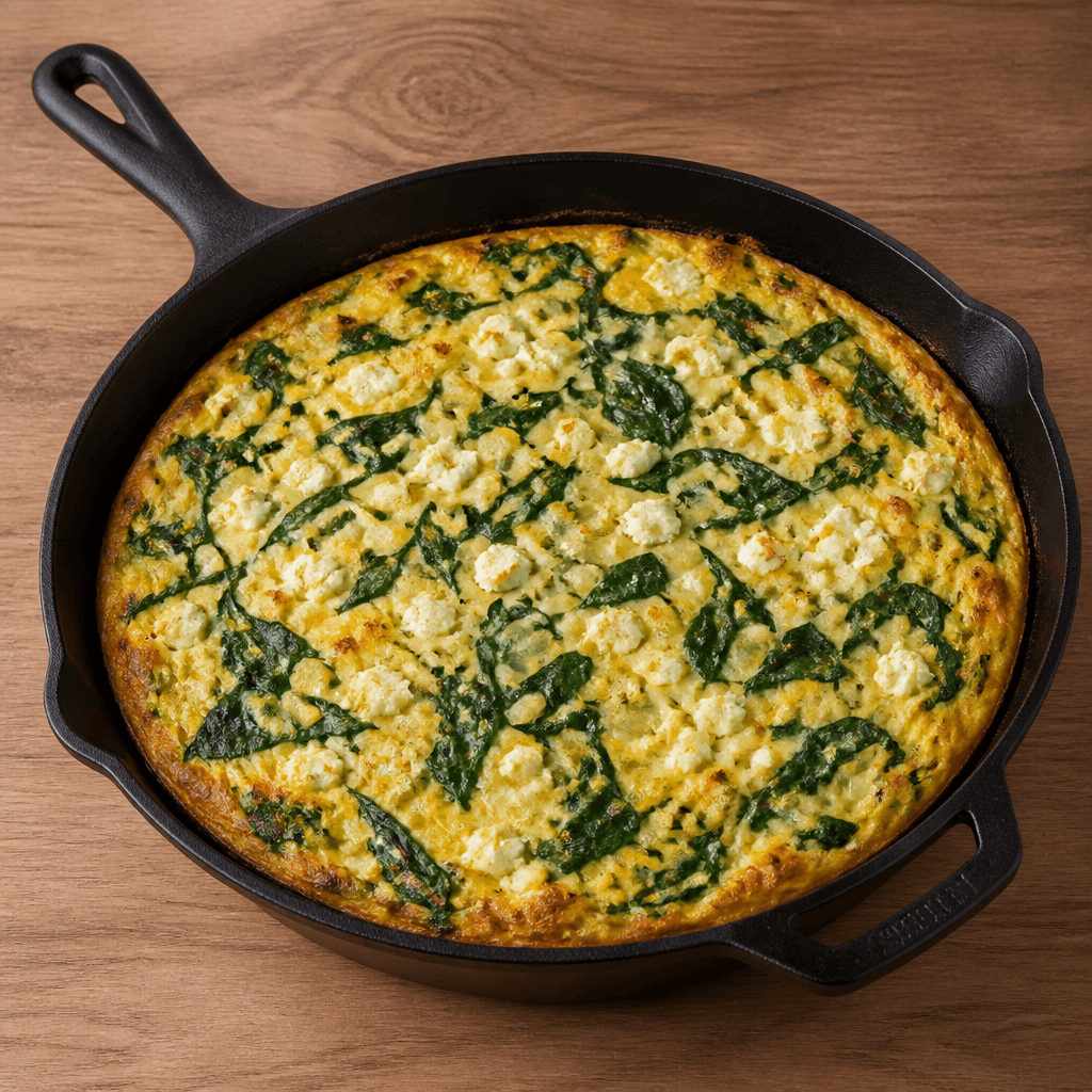 Spinach and Feta Frittata