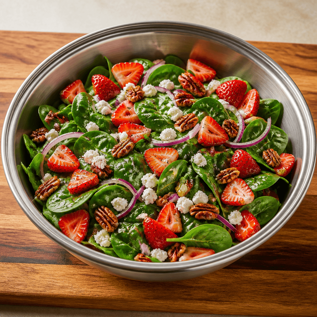 Strawberry Spinach Salad