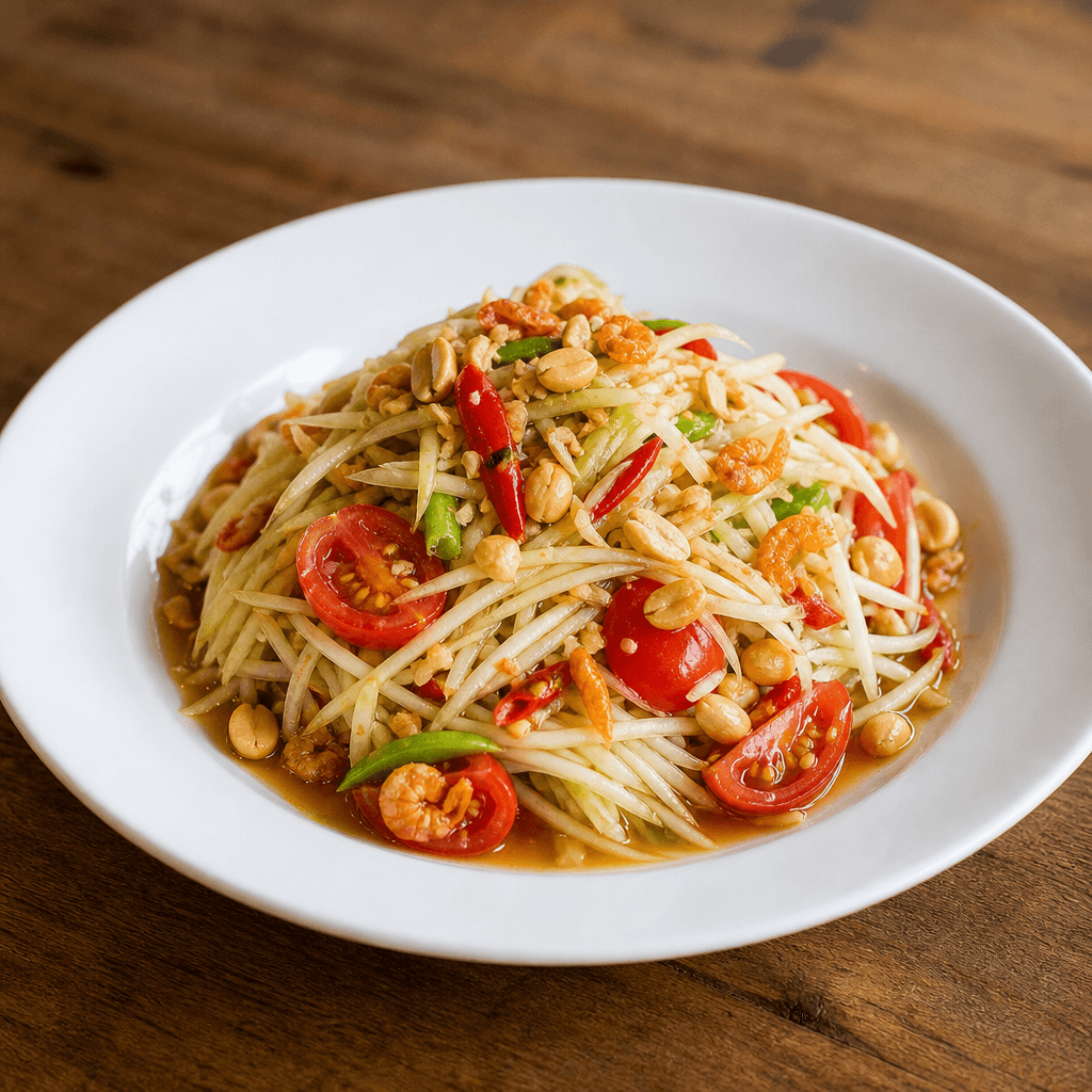 Thai Green Papaya Salad (Som Tum)