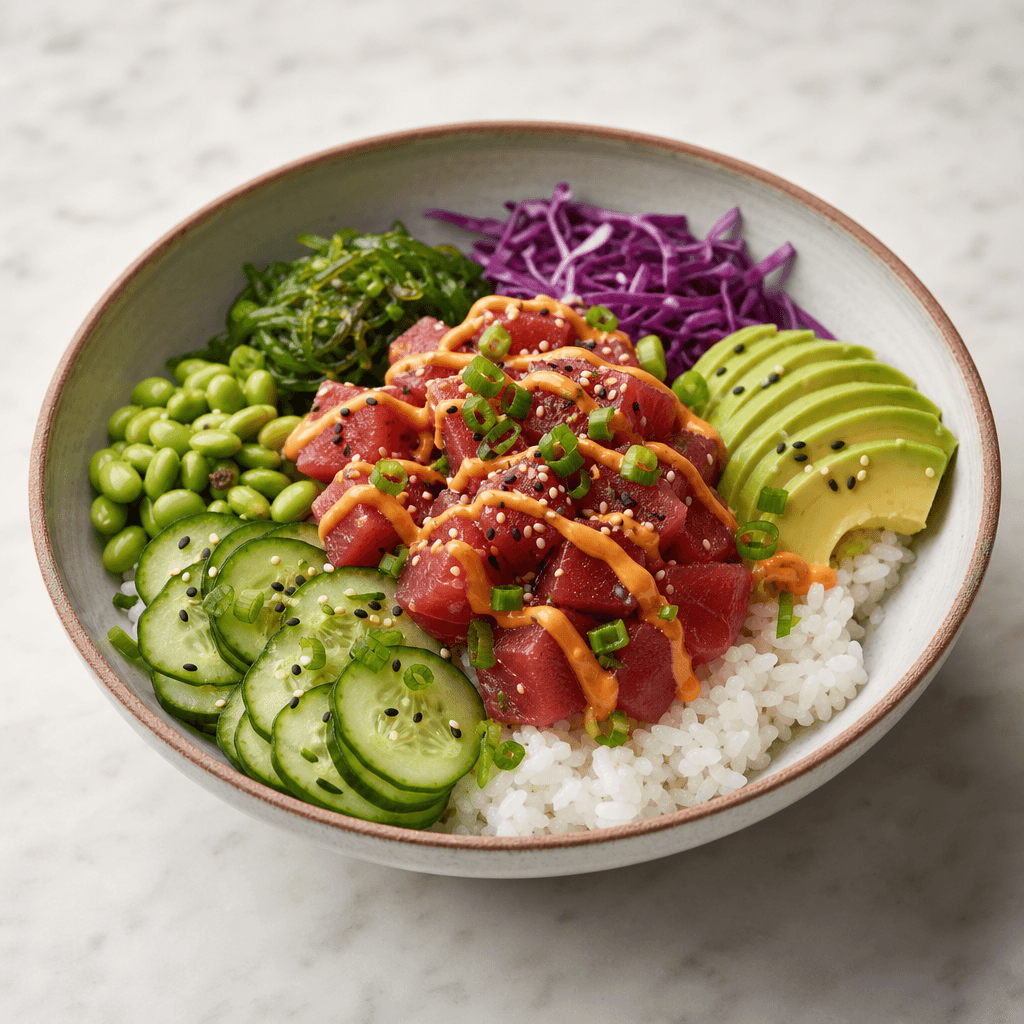 Tuna Poke Bowls