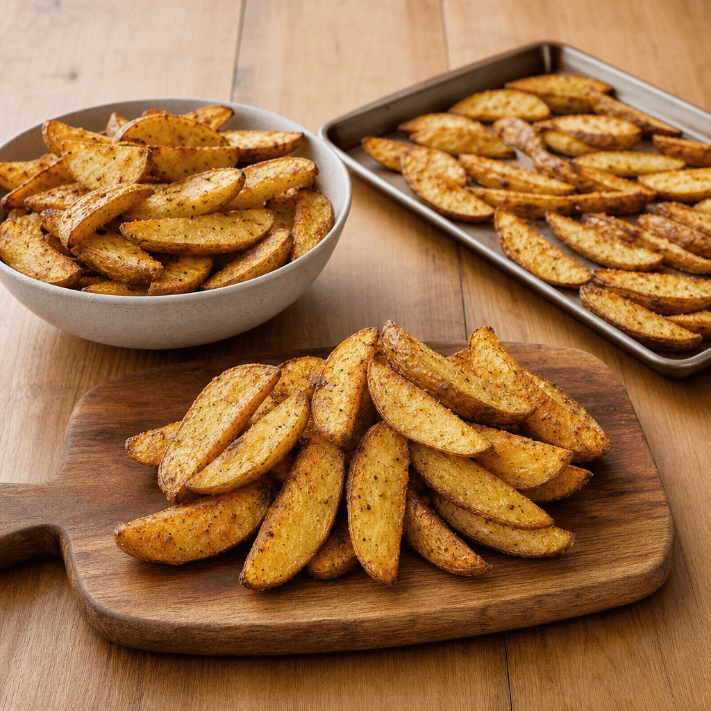 Ultra Crispy Baked Potato Wedges