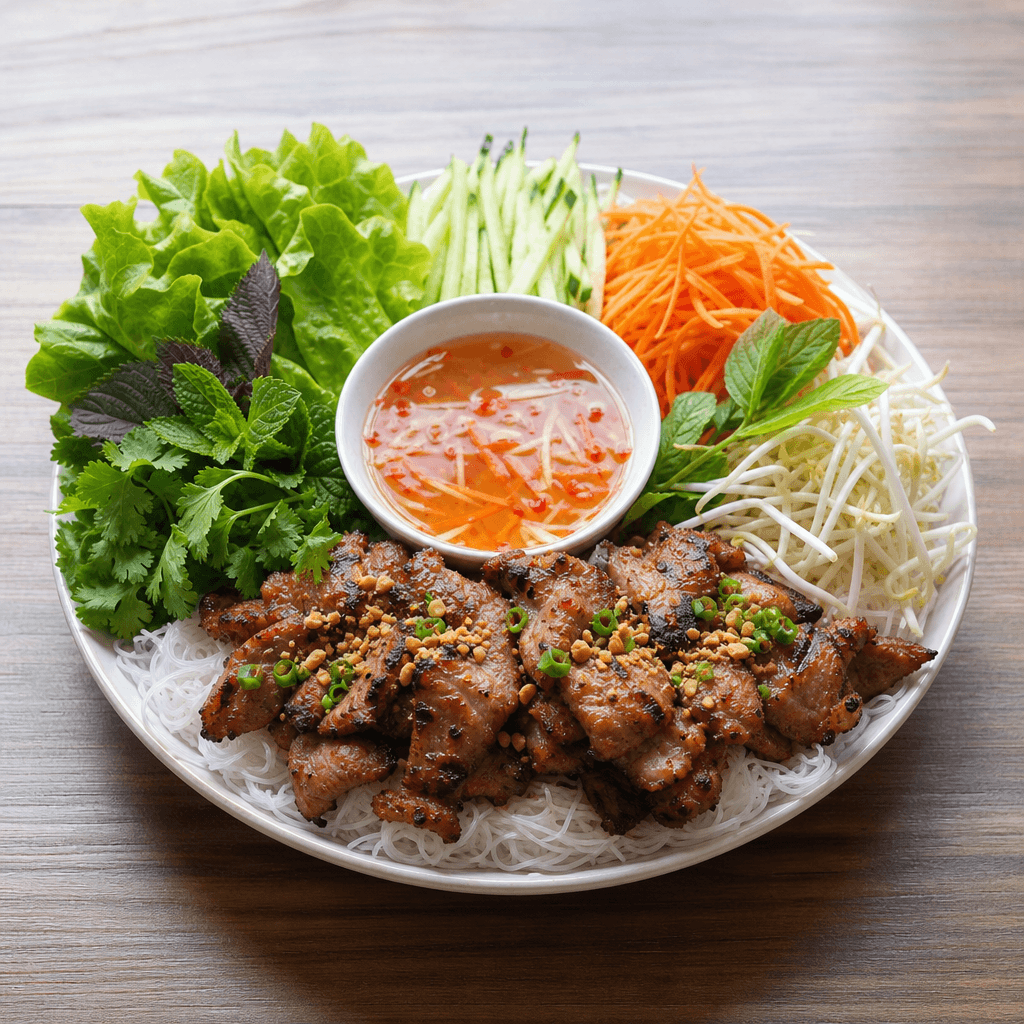 Vietnamese Vermicelli Bowls (Bún Thịt Nướng)