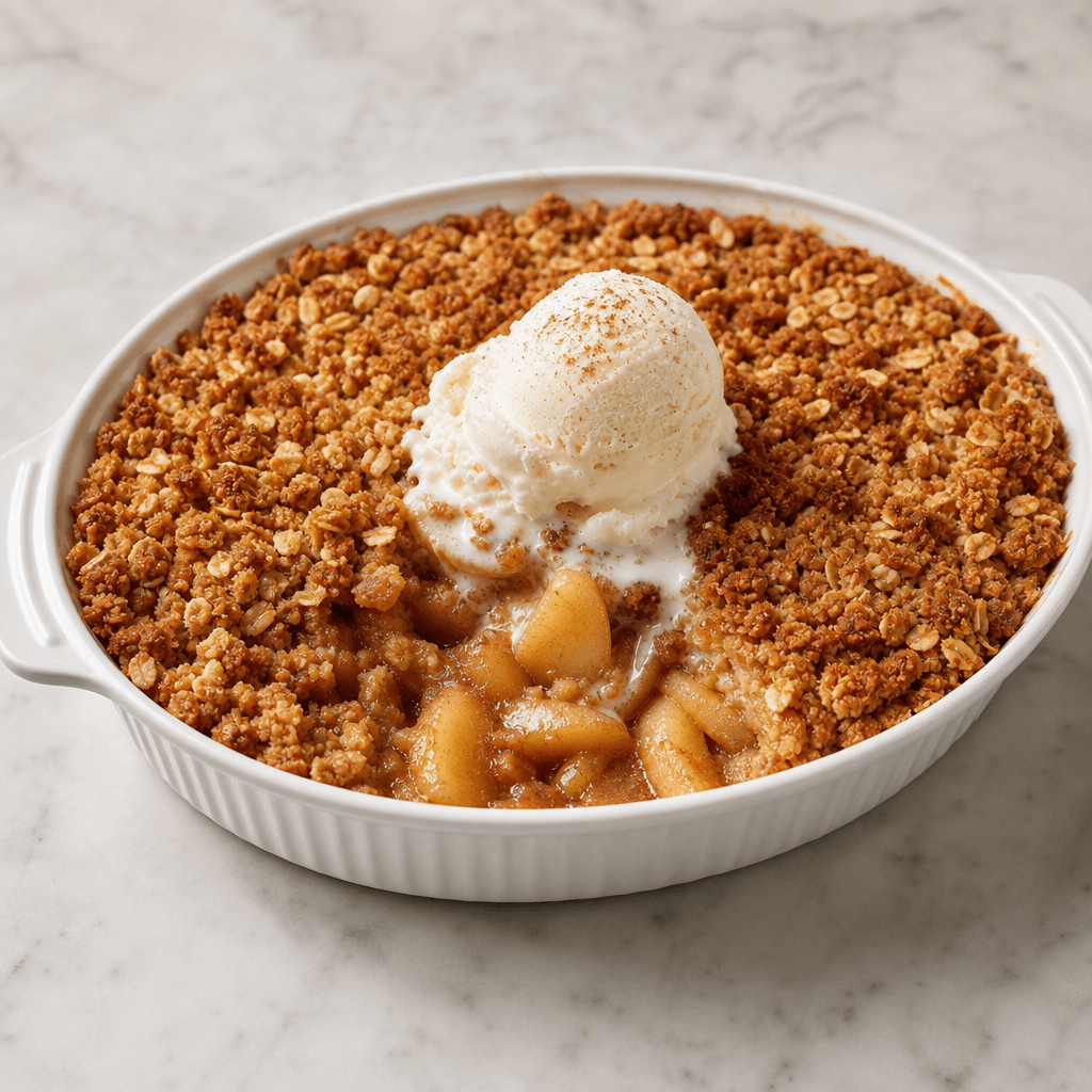 Warm Apple Crumble